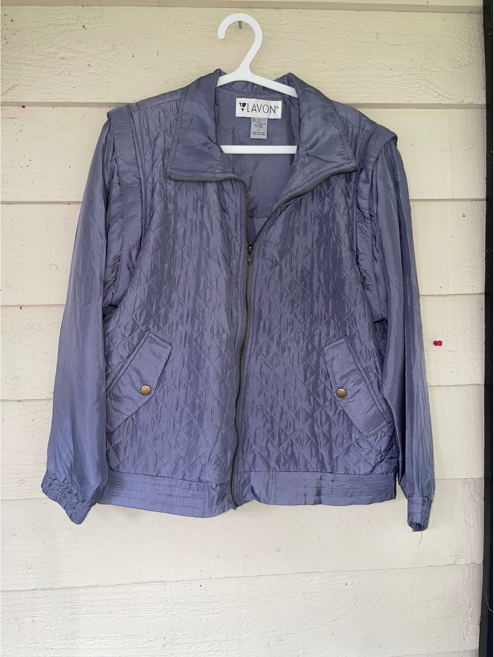 Vintage 80/90 100%silk lightweight, track jacket